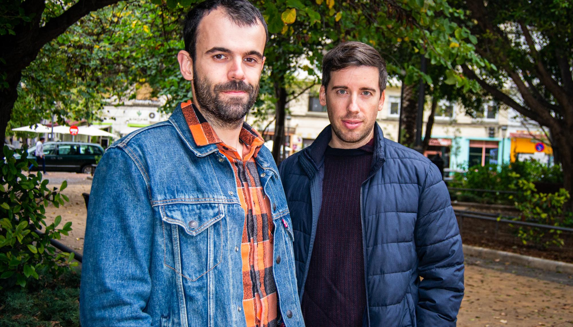 Paco Camalonga y Jorge Palomar cachorro